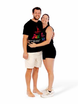 Lewis, Owner and General Manager of Masterpiece Dance, with Sarah
