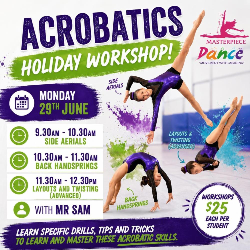 Masterpiece Dance | Classes Sunshine Coast